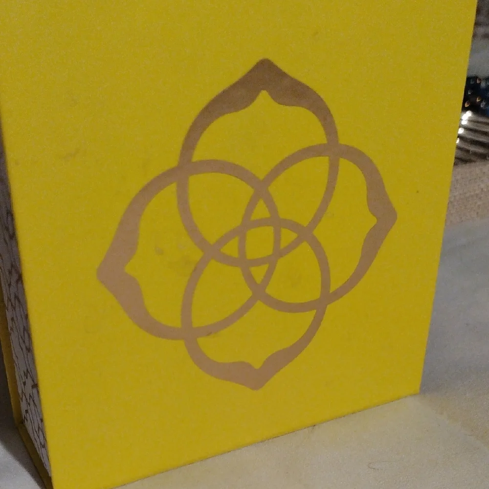 Gold Heart Necklace with Opalescent Pendant - Picture 2 of 6